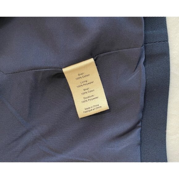 L'Agence Jennah Cropped Single Breasted Blazer Navy Blue - Picture 8 of 12